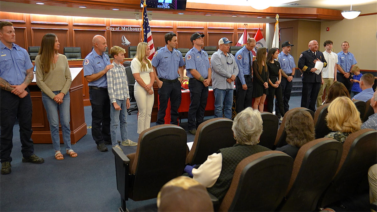 Melbourne Firefighters Honored at Service and Achievement Ceremony