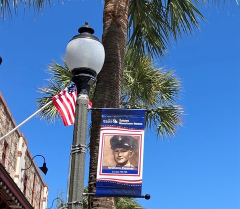 Hometown Heroes banner featuring William Conner