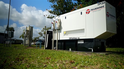 New generator installed at a lift station