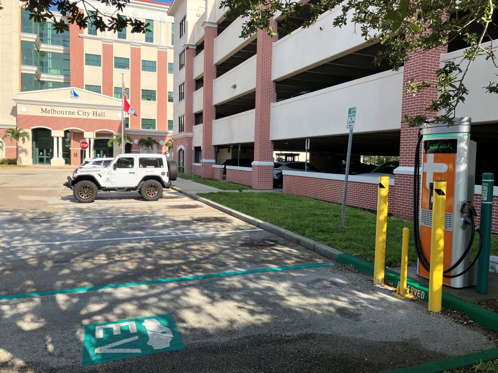 New EV Charging Station Opens at - Ev Charging Station City Hall Parking Lot