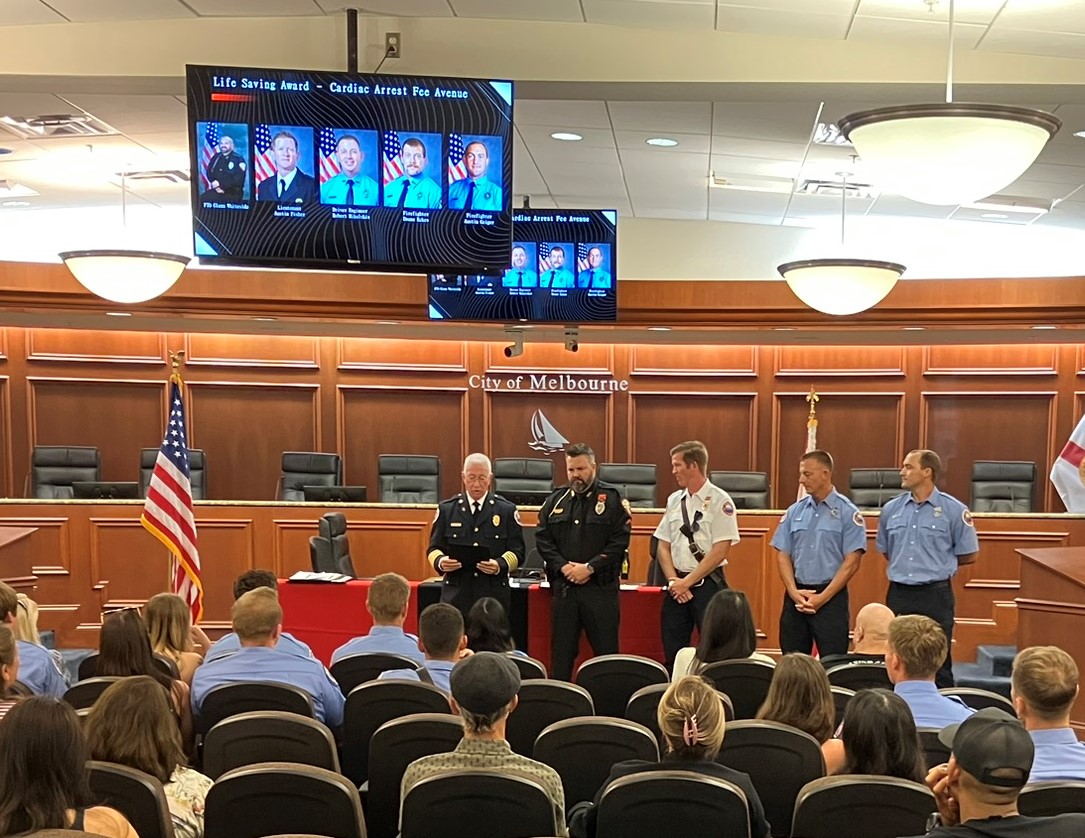 Life-saving Award presentation