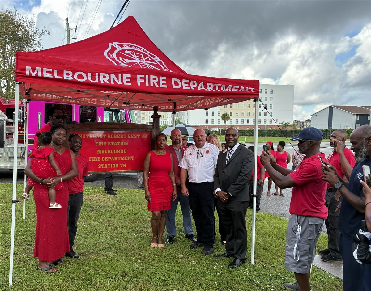 Lt. Robert Best Sr. Fire Station Dedication Ceremony