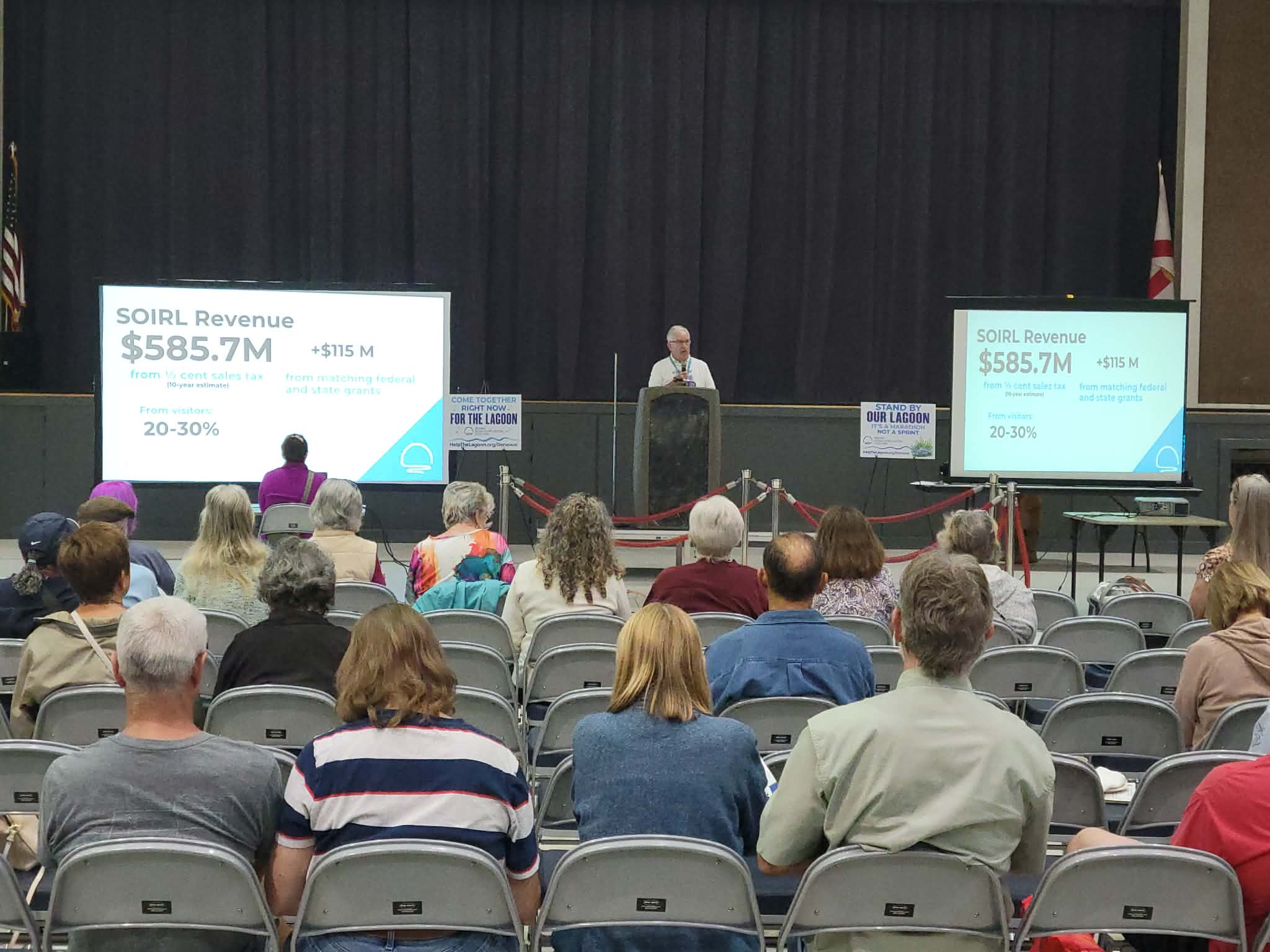 FFLS speaker and audience