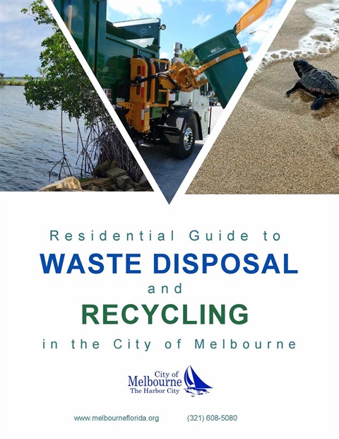 Cover page for Residential Guide to Waste Disposal and Recycling in the City of Melbourne